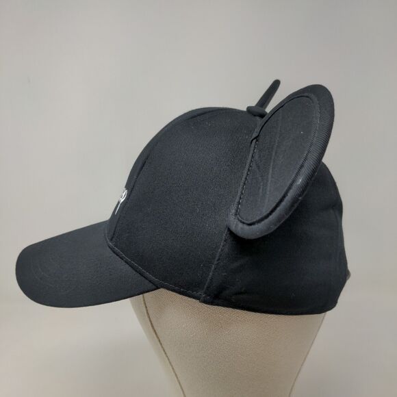 Disney Men's Snapback Mickey Ears Hat Black Adjustable 100% Cotton - Picture 5 of 12
